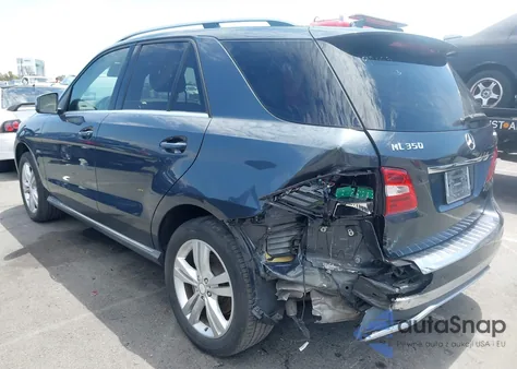 2012 Mercedes-Benz Ml 350 4Matic из США, поврежденный, VIN 4JGDA5HB4CA011255